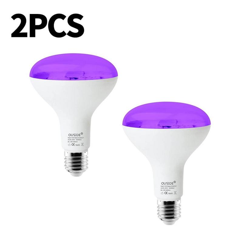 OUSIDE UV BLACK LIGHT BULBS 2PK