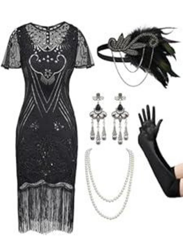 M 1920'S FLAPPER OUTFIT