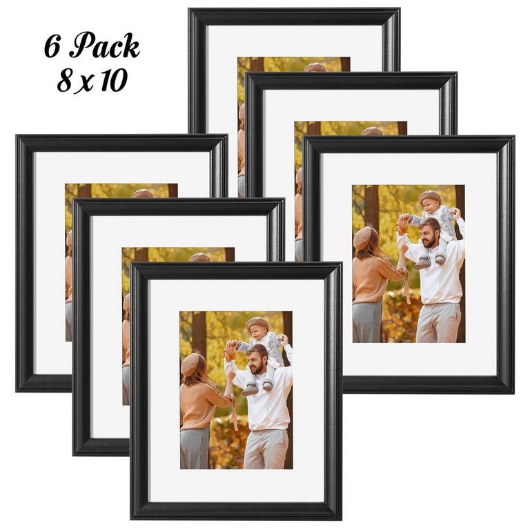 HOUSE DAY 8IN X 10IN PICTURE FRAMES 6PK