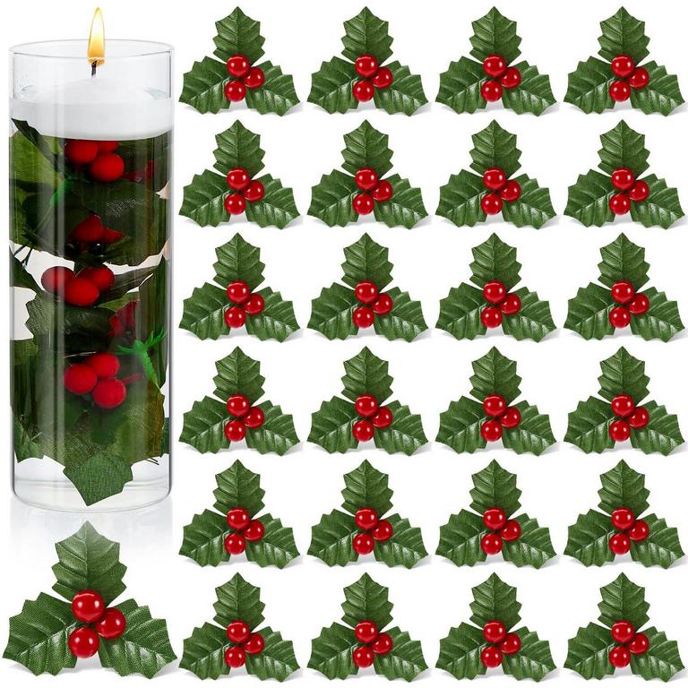 CANLIERR 100PC HOLLY BERRIES