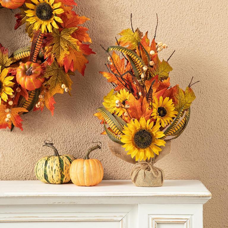 GLITZHOME 21IN FALL TREE