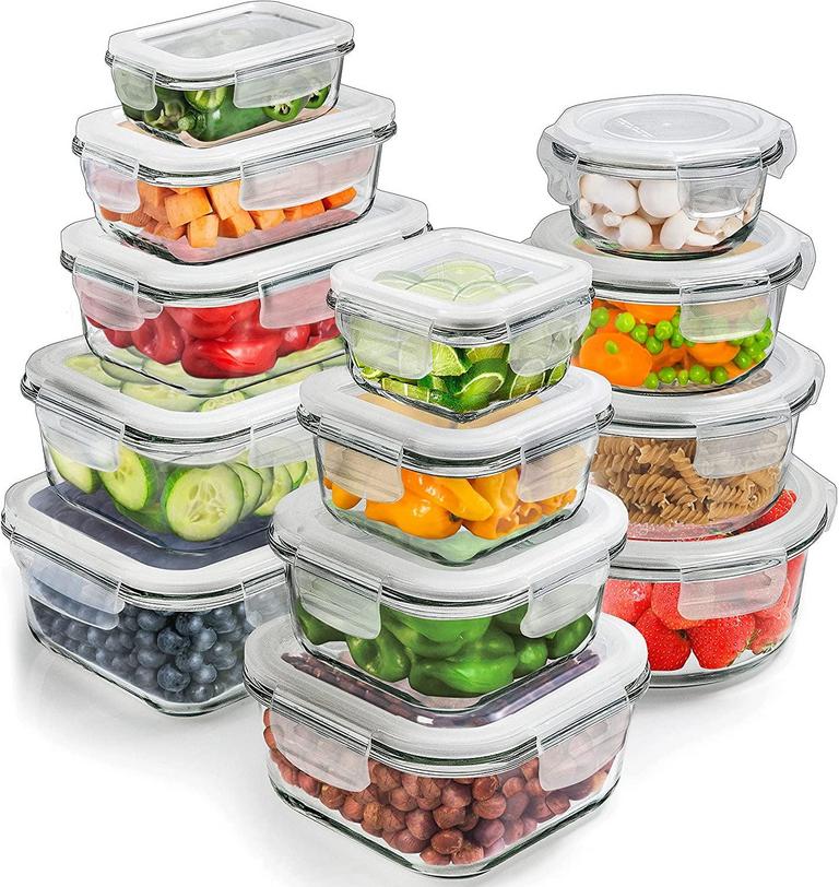 PREPNATURALS 26PCS GLASS CONTAINERS
