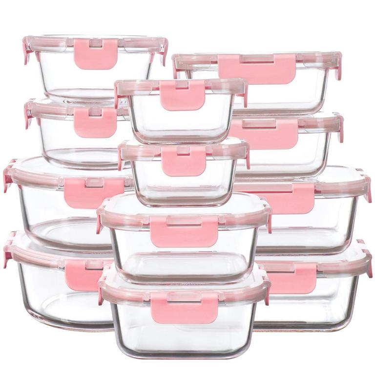 FAWLES 12PK GLASS CONTAINERS