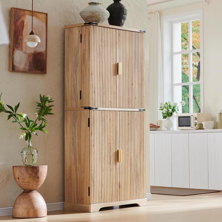 ACCOHOHO 72IN FLUTED CABINET