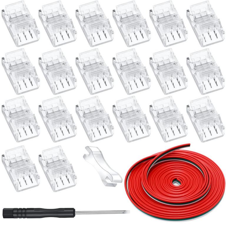 ZHENGMY 20-PACK LED STRIP CONNECTORS