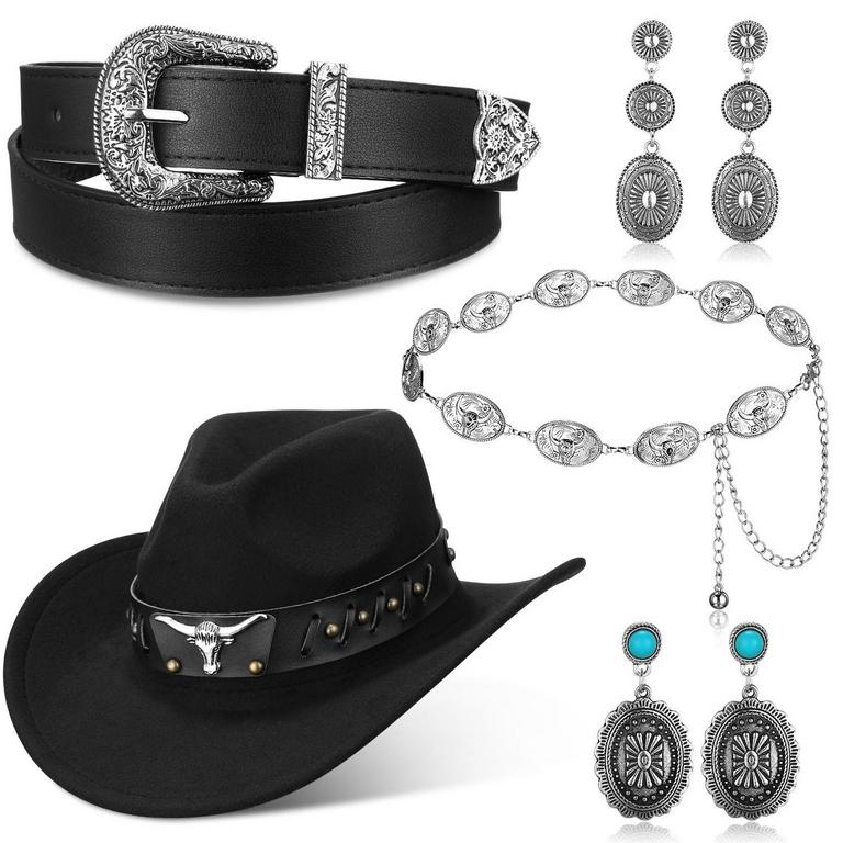 TOULITE 5PCS COWGIRL WOMENS ACCESSORIES