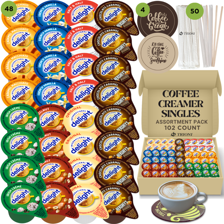 TRIONI ASSORTED COFFEE CREAMERS 102PK