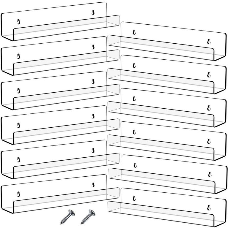 BLULU 14IN ACRYLIC SHELF 8PK