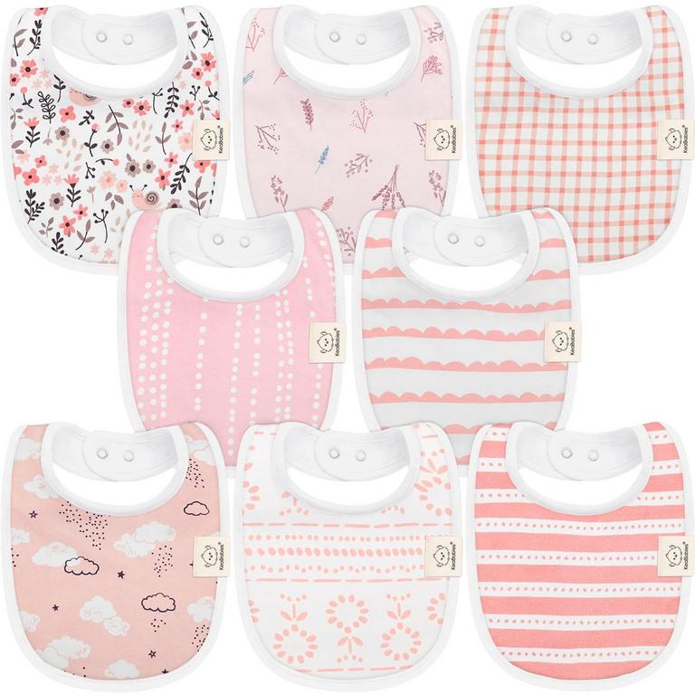 KEABABIES 8PK BABY BIBS