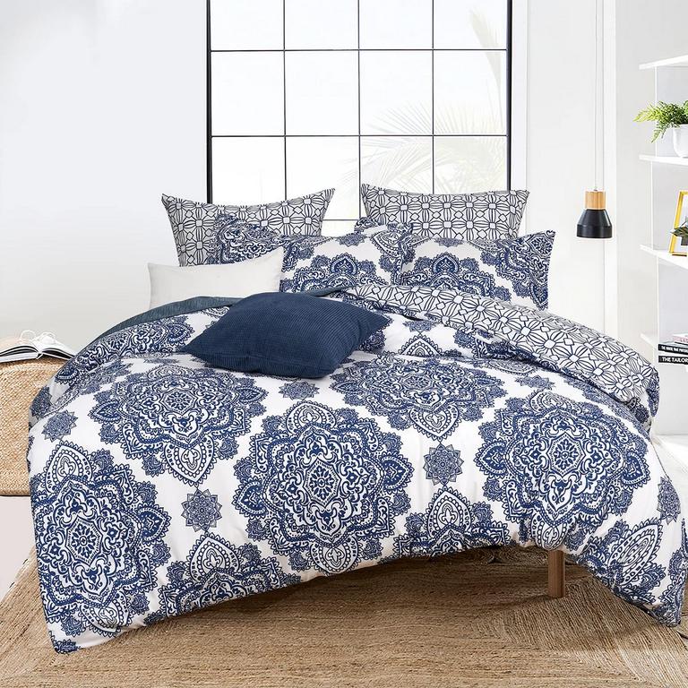 PHF KING SZ PAISLEY DUVET COVER SET 3PC