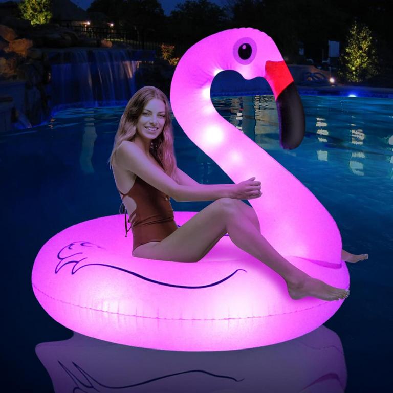 FLYFREEU 42IN FALMINGO POOL FLOAT 