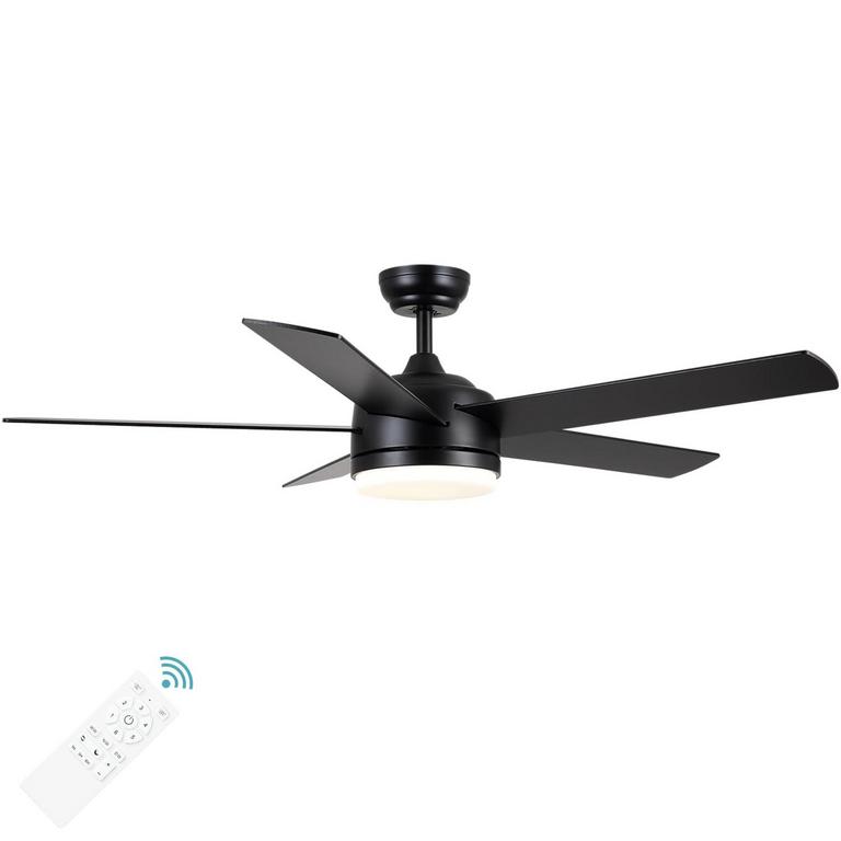 YUHAO 52IN CEILING FAN BLACK