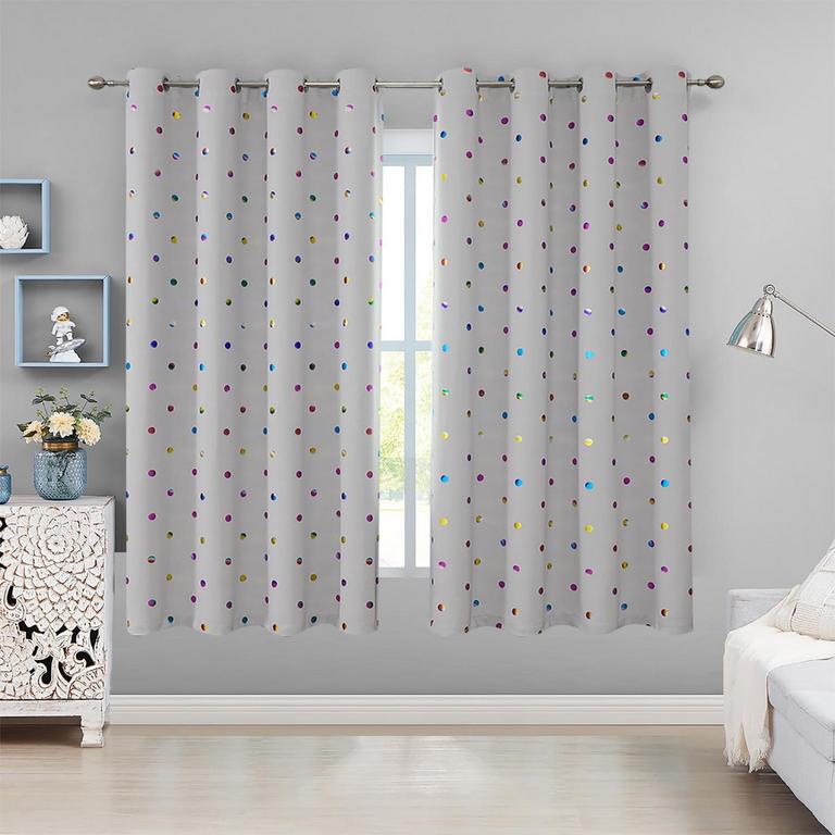 BAZAAHM 63IN X 52IN BLACKOUT CURTAINS 2PK