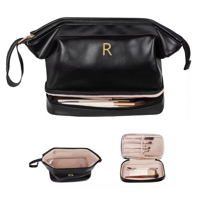 VOGEWOOD MAKEUP BAG BLACK