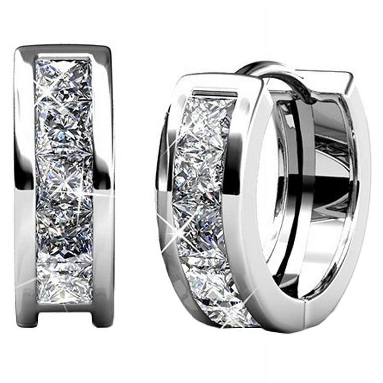CATE CHLOE 18K HOOP EARRINGS