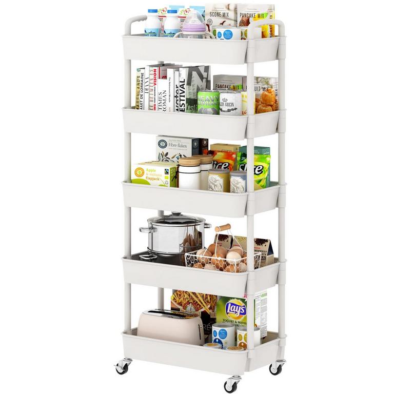 SYWHITTA 5TIER CART WHITE