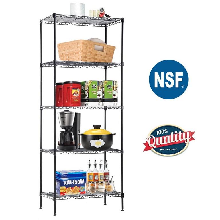 BESTMASSAGE 24IN METAL SHELVING