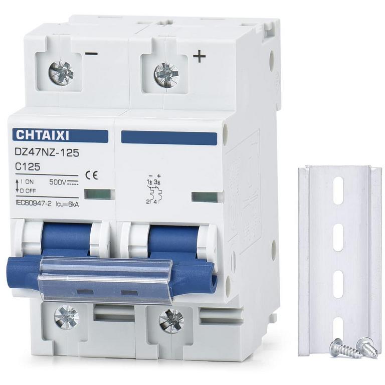 CHTAIXI 2 POLE 125 AMP CIRCUIT BREAKER 
