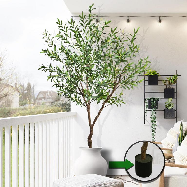 NIWELLVEB 7FT FAUX OLIVE TREE