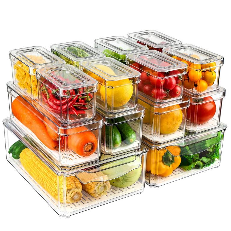 NISILIN 14PK FRIDGE STORAGE BINS