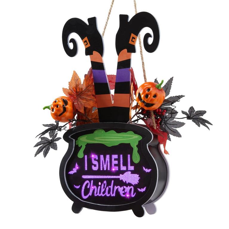 NOWSTO LIGHTED PUMPKIN SIGN