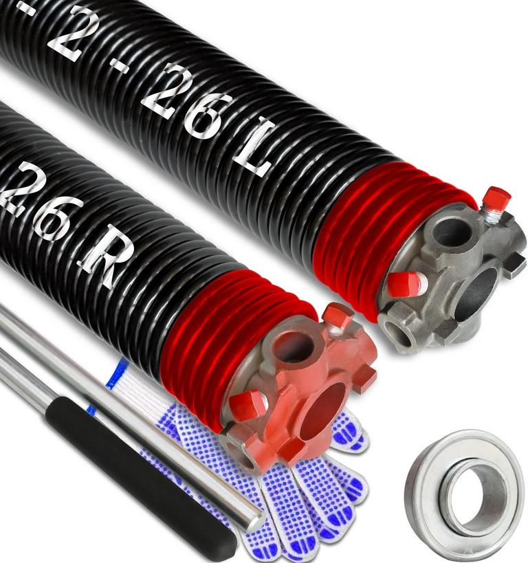 YINKCO GARAGE DOOR SPRINGS 2PK