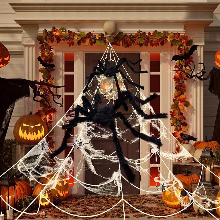LIOHTOY 200IN SPIDER WEB DECOR