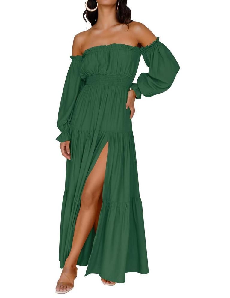 ZESICA WOMENS SZ L MAXI DRESS