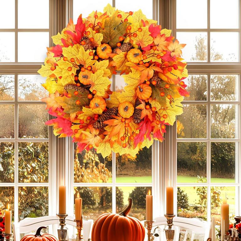 ALUPSSUC 20IN FALL WREATH