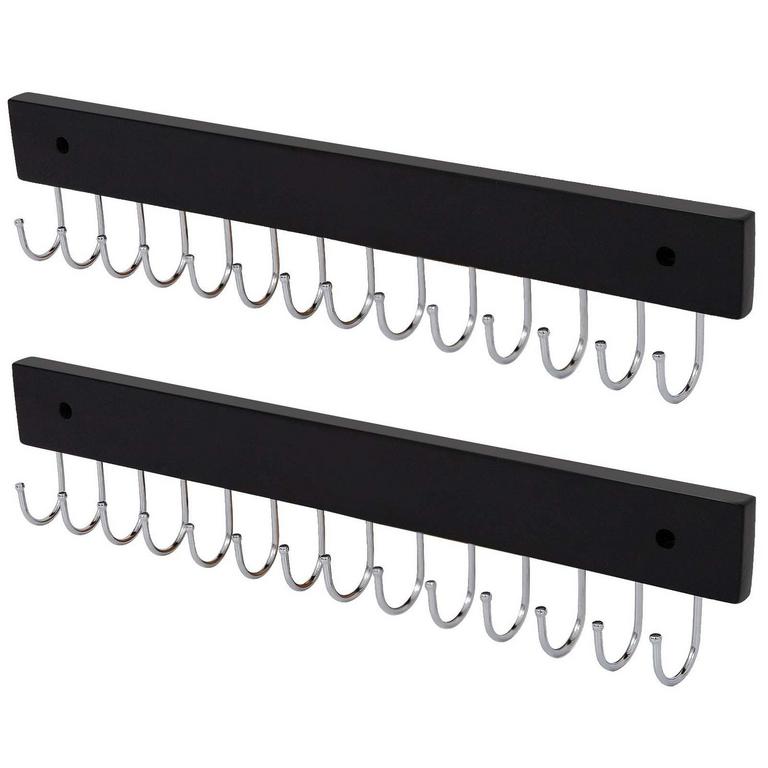 SCUNDA WALL MOUNTED NECKLACE HOLDER 2PK