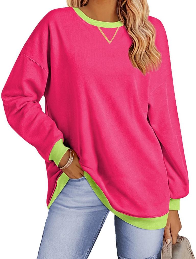 FANTASLOOK OVERSIZED PULLOVER WOMEN'S SZ L
