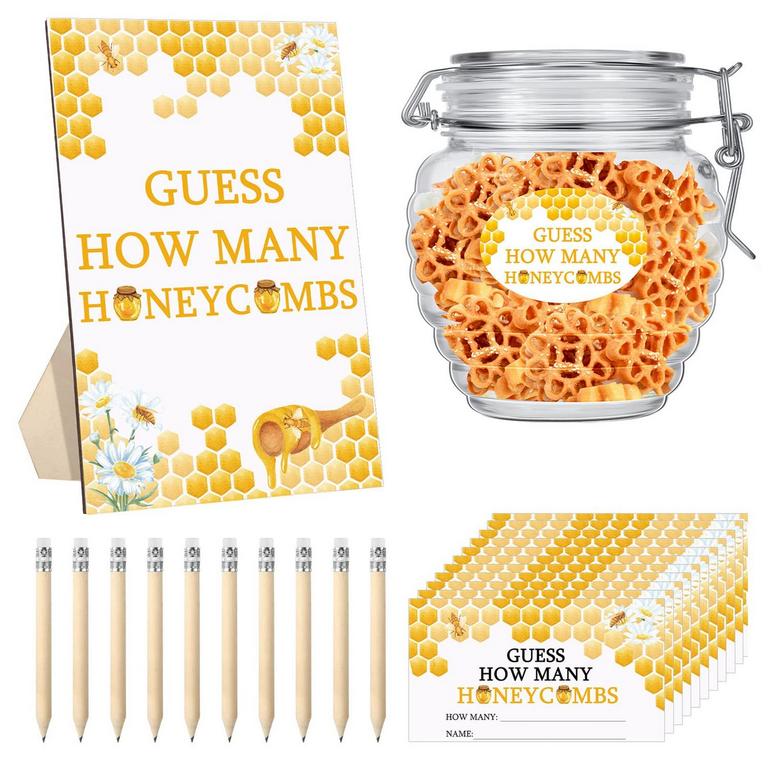 BEE BABY SHOWER GAME SET