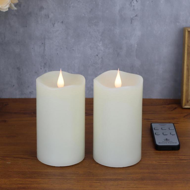 2PK FLAMELESS CANDLES