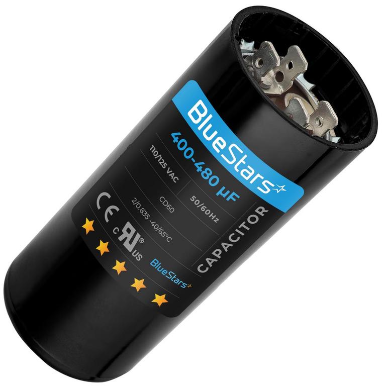 BLUESTARS MOTOR START CAPACITOR MFD 110-125 VAC