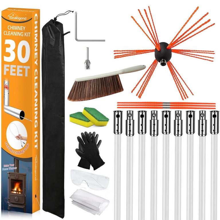 SEALEGEND 30FT CHIMNEY SWEEP KIT