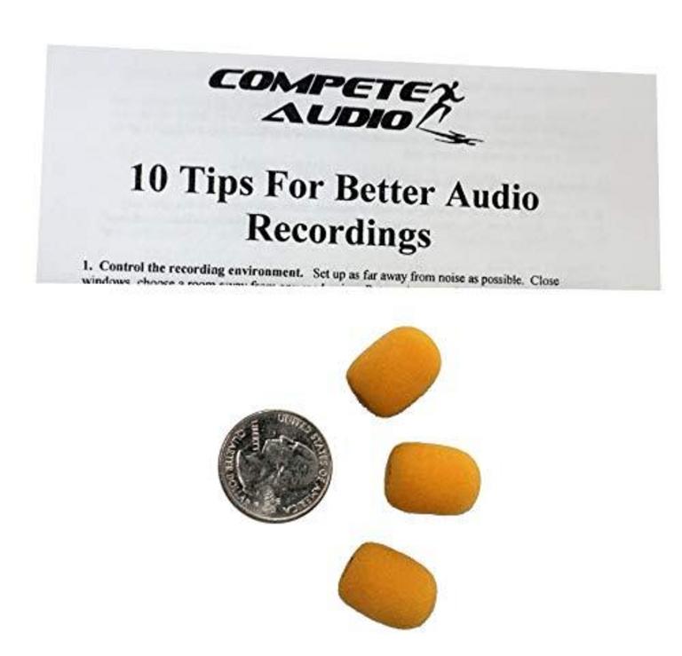 SMALL FOAM MIC WINDSCREENS