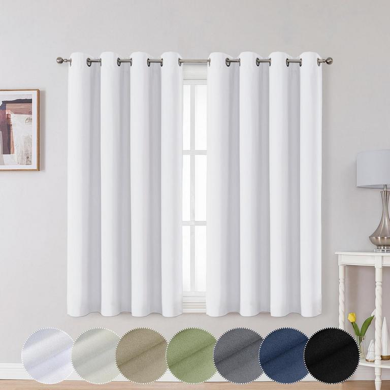 OWENIE SMALL BLACKOUT CURTAINS 52IN X 45IN 2PK