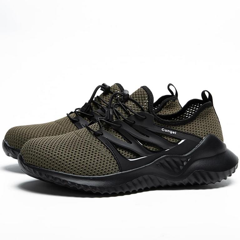 TOMITANY STEEL TOE SHOES MEN'S SZ 10