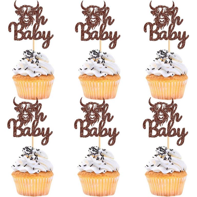 KEAZIU 24PK CUPCAKE TOPPERS