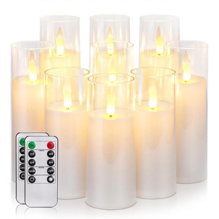 HOMEMORY SET OF 9 CANDLES