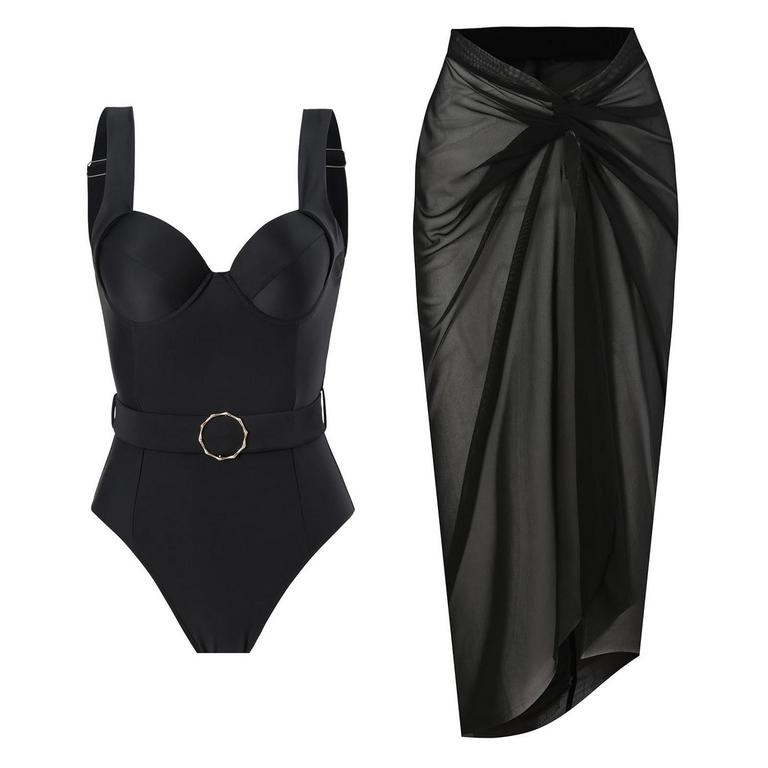 ODIZLI WOMEN SWIMSUIT & COVER UP SZ L