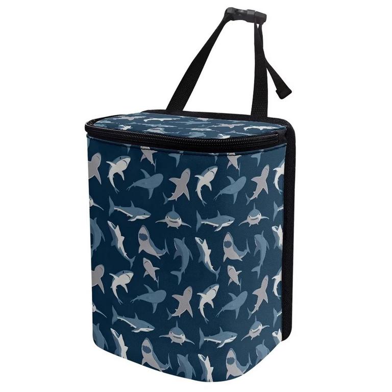 RENEWOLD SHARK PRINT TRASH BAG 