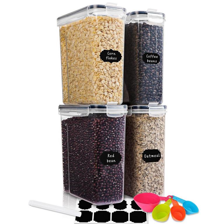 4PK 4L CEREAL CONTAINERS