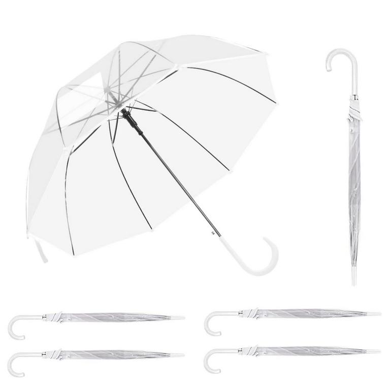 XIRANYIEN 47IN CLEAR UMBRELLA 6PK