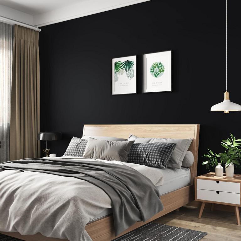 WESTICK BLACK WALLPAPER 24IN X 394IN