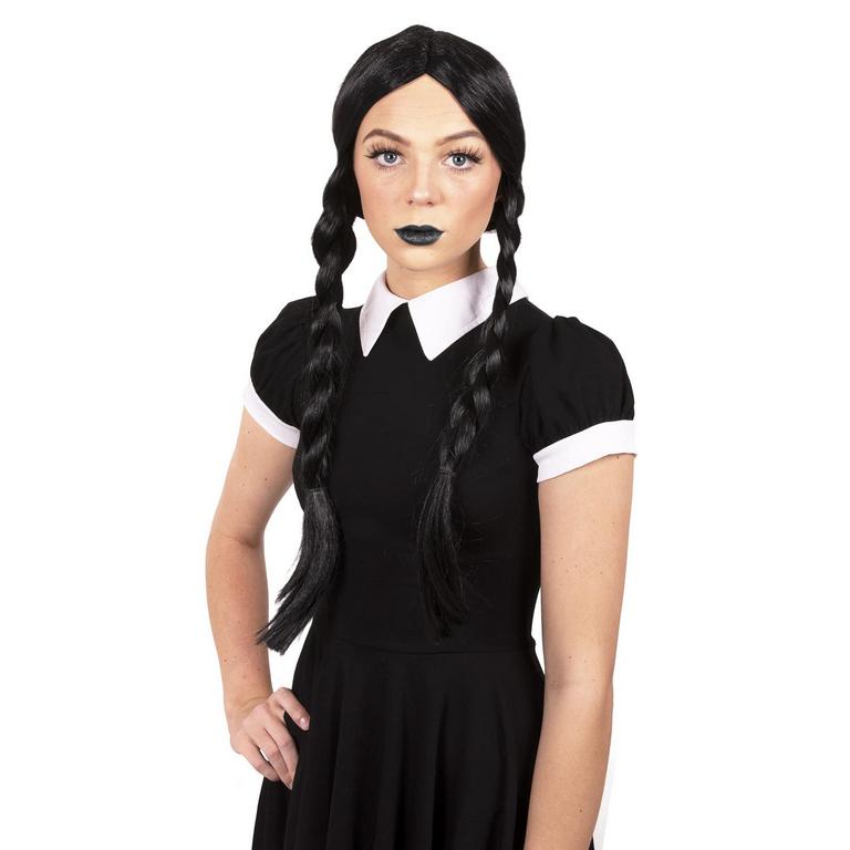 KANGAROO WIG BLACK BRAIDED
