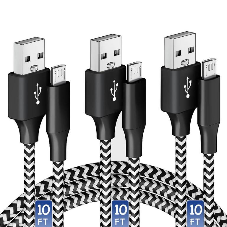3PK MICRO USB CHARGING CABLES