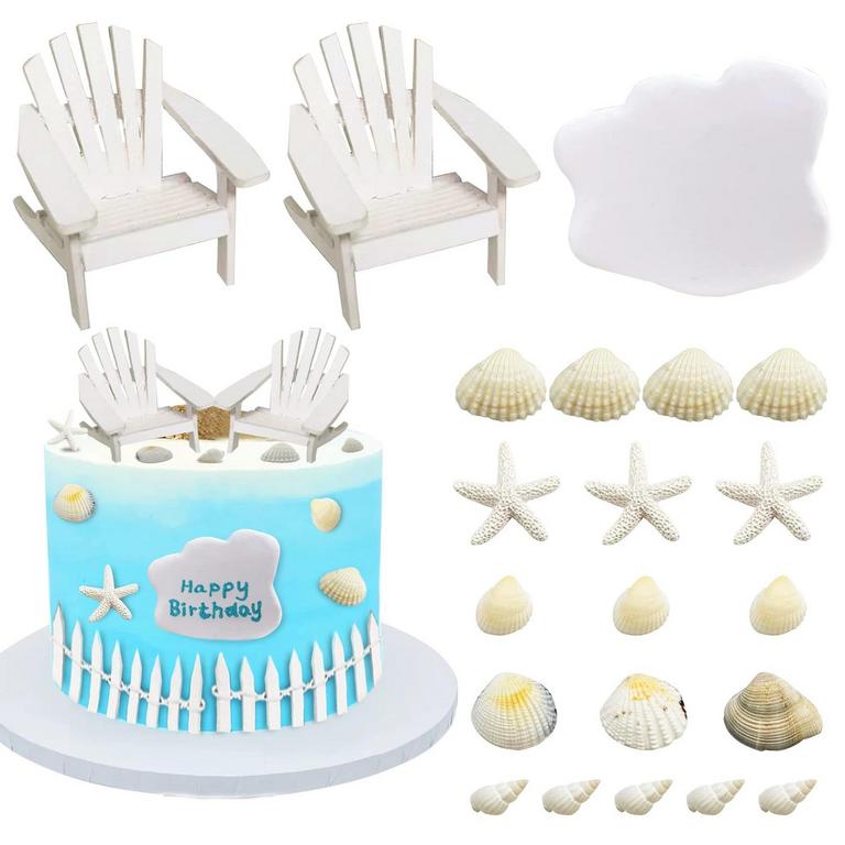 KEEPARTY BEACH CAKE TOPPER SET 
