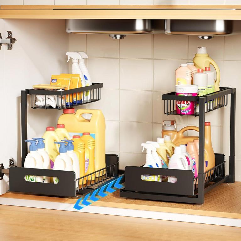 AIDIAM UNDER SINK ORGANIZER 2PK