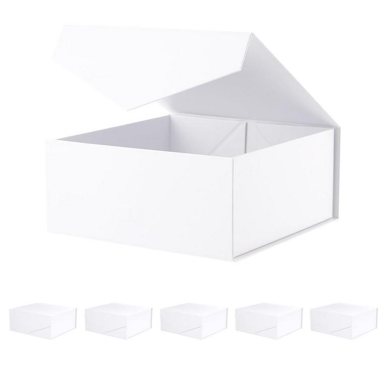 BLKWH GIFT BOXES 7.5IN 6PK